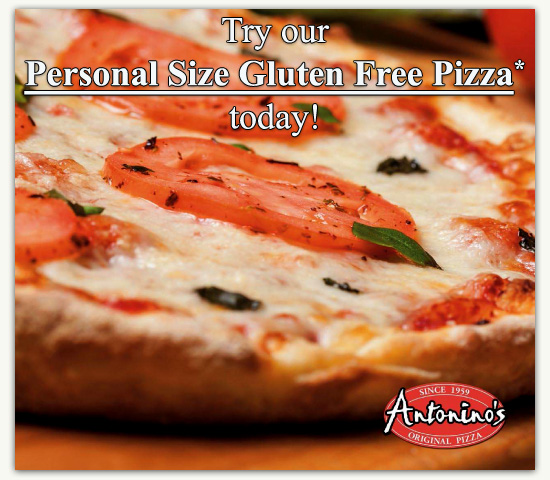 Try our gluten free crust today!